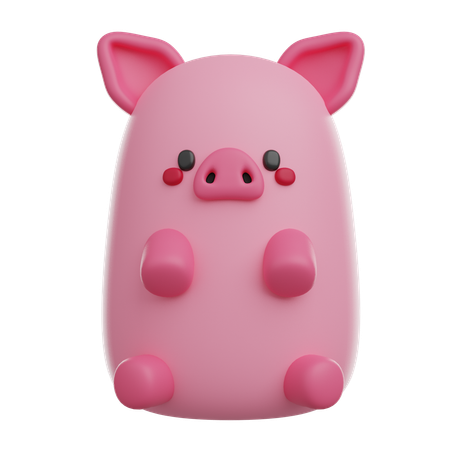 Cochon  3D Icon