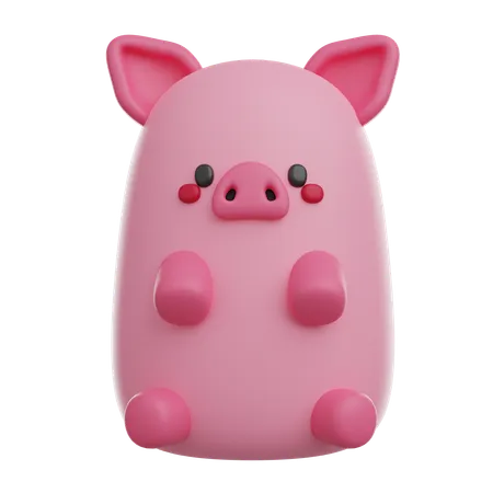 Cochon  3D Icon