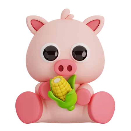 Cochon  3D Icon