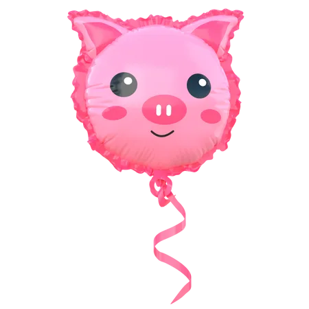 Ballon de cochon  3D Icon