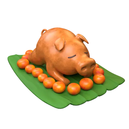 Cochon de lait  3D Icon