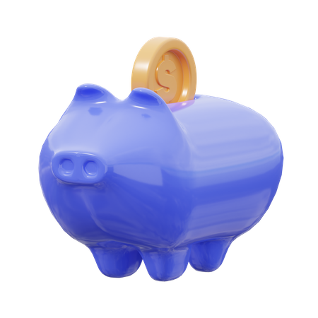 Économie de cochon  3D Icon