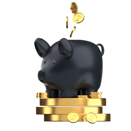 Économies de cochon  3D Icon