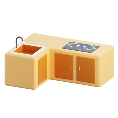 Cocina  3D Icon