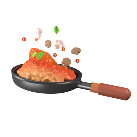 Cocinando  3D Icon