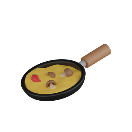 Cocinando comida  3D Icon