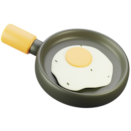 Cocinar huevo  3D Icon