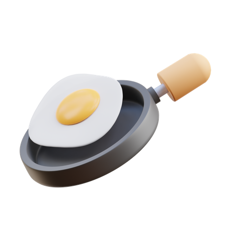 Cocinar huevos  3D Icon