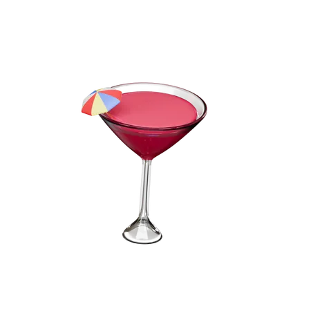 Cocktail 3 D Icon 3D Icon