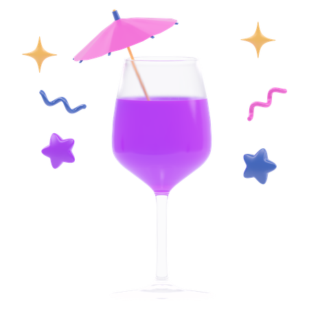 Cocktail  3D Icon