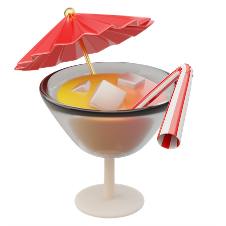 Cocktail  3D Icon