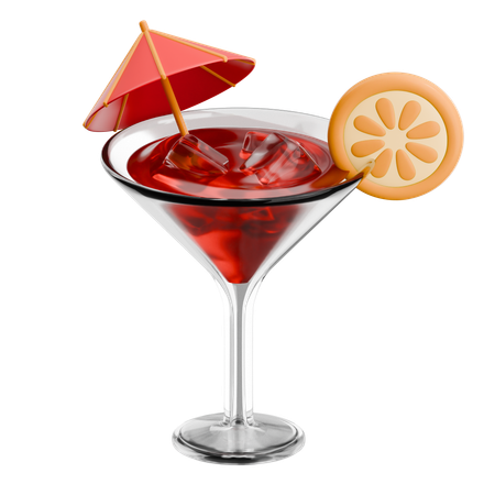 Cocktail  3D Icon