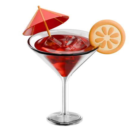 Cocktail  3D Icon