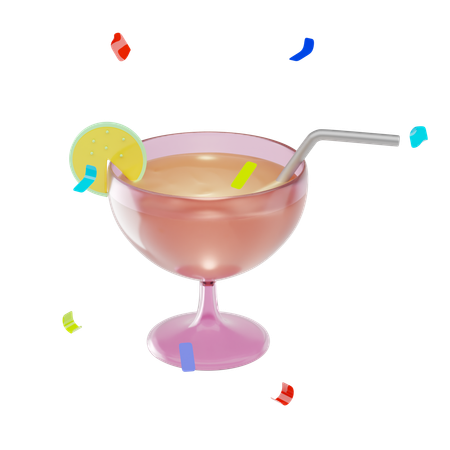 Cocktail  3D Icon