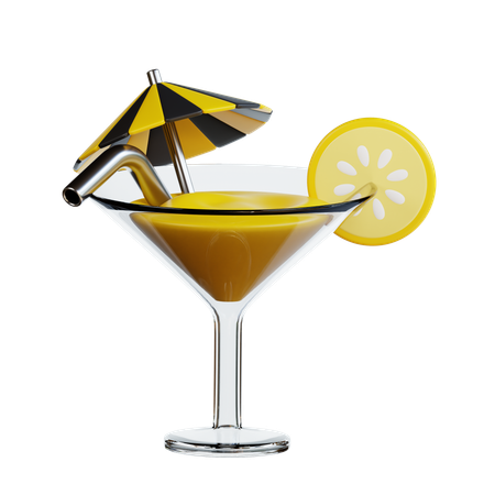 Cocktail  3D Icon