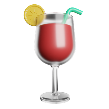 Cocktail  3D Icon