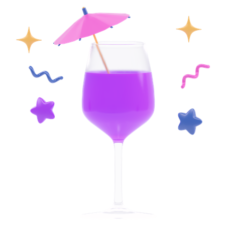 Cocktail  3D Icon