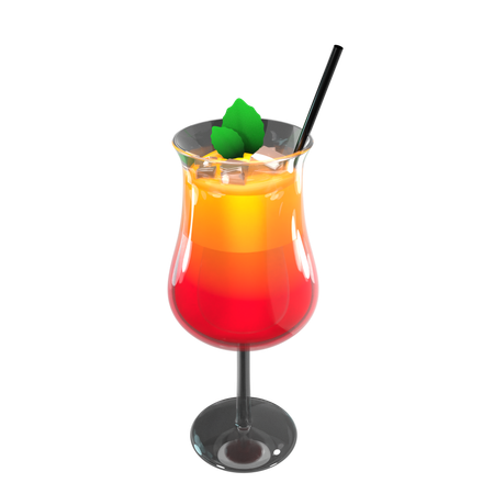 Cocktail  3D Icon