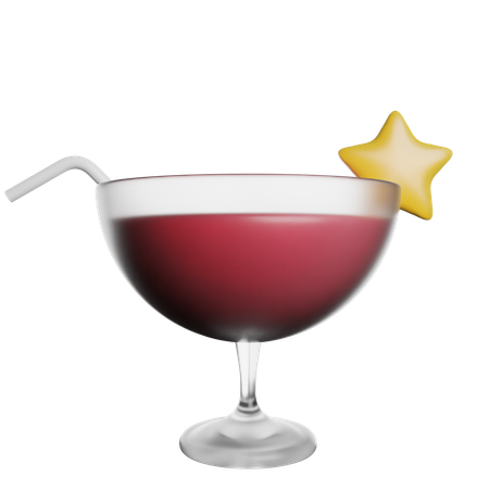 Cocktail  3D Icon