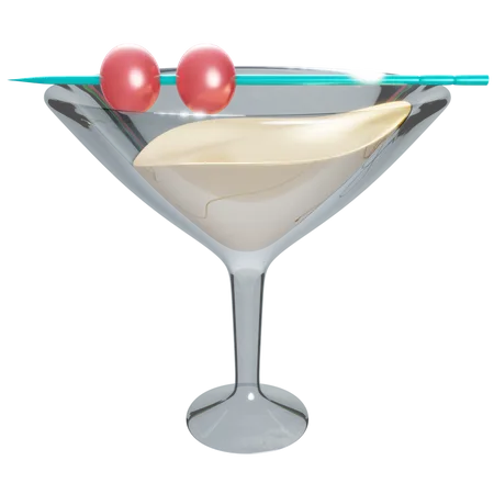 Cocktail  3D Illustration