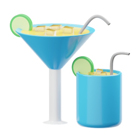 Cocktail 3D Illustration