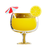 3d lemon slice logo