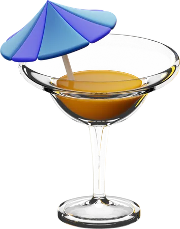 Cocktail 3D Icon