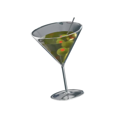 Cocktail 3D Icon