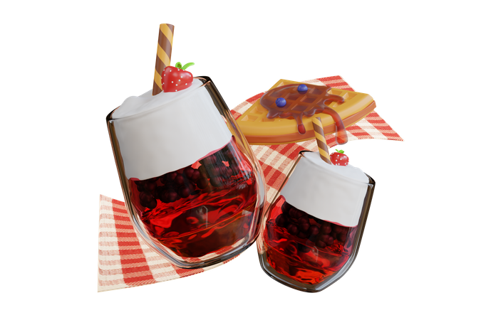 Mocktails  3D Icon
