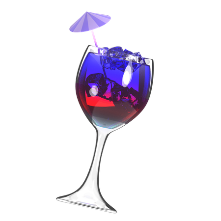 Cocktail  3D Icon