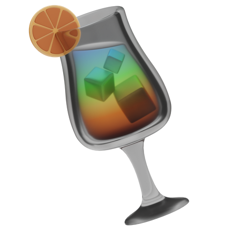 Le paradis des cocktails arc-en-ciel  3D Icon