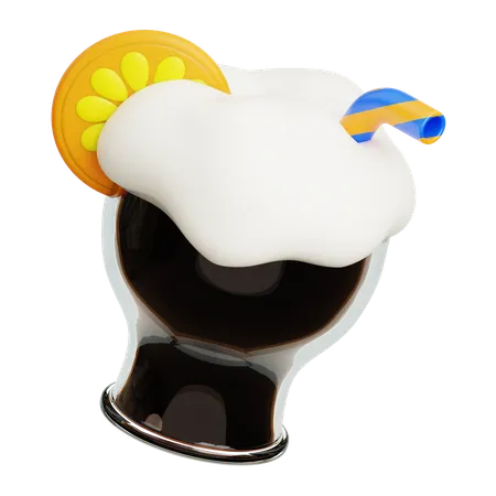 Cocktail au citron  3D Icon