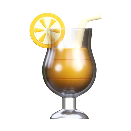 Cocktail au citron  3D Icon