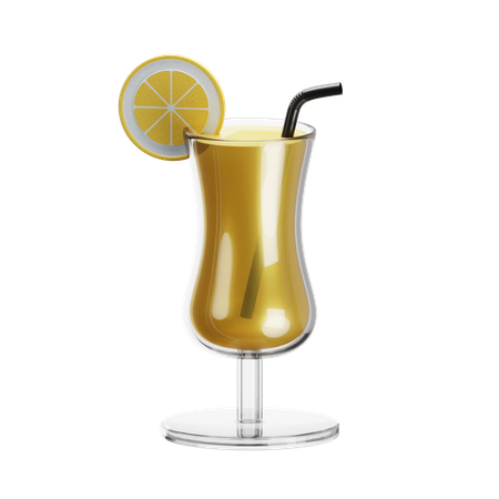 Cocktail au citron  3D Icon