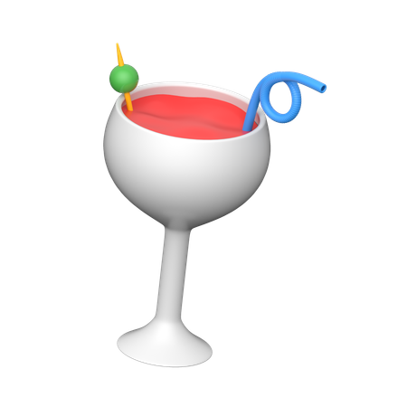 칵테일 음료  3D Icon