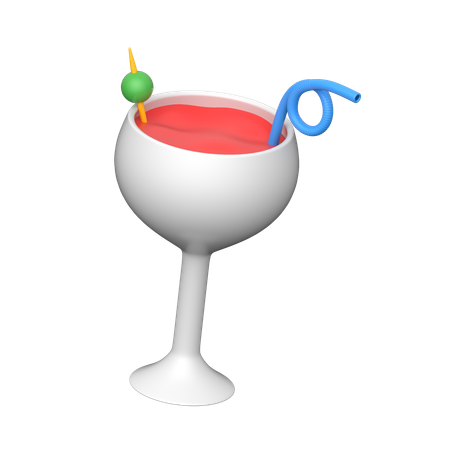 Cocktailgetränk  3D Icon