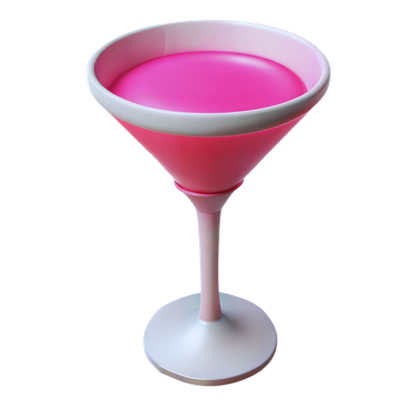 Cocktail Glass  3D Icon
