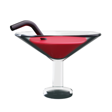 Cocktail Glass  3D Icon