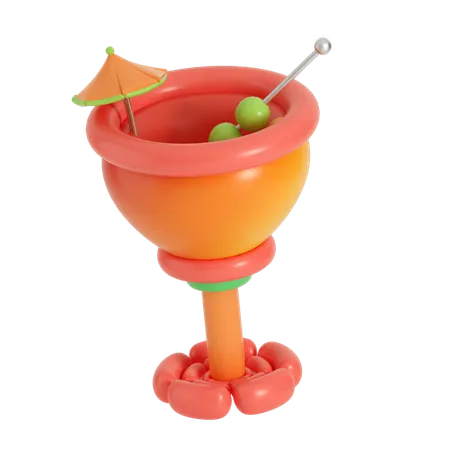 Cocktail gonflable  3D Icon