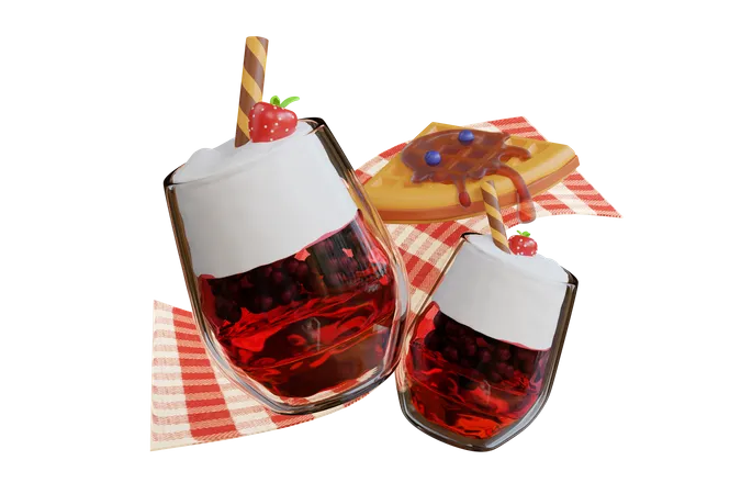 Cocktails sans alcool  3D Icon