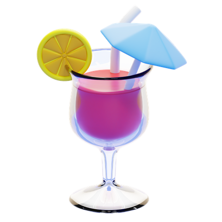 Cocktails sans alcool  3D Icon