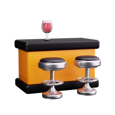 Cocktailbar  3D Icon