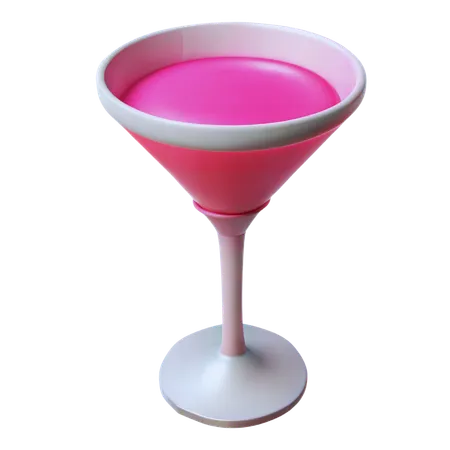 Cocktail Glas  3D Icon