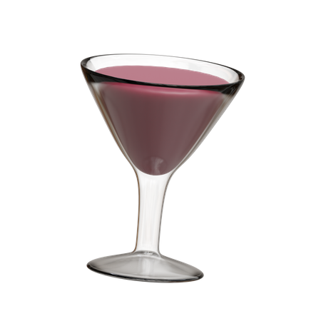 Cocktail Glas  3D Icon