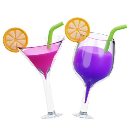 Cocktails  3D Icon