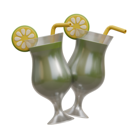 Cocktails  3D Icon