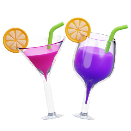 Cocktails  3D Icon