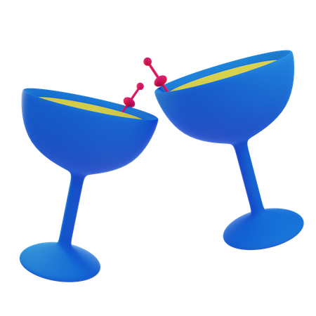 Cocktails drink  3D Icon