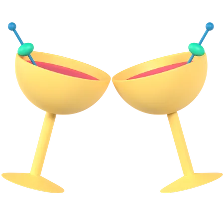 Cocktails Drink  3D Icon