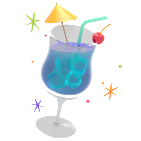 Cocktails sans alcool  3D Icon